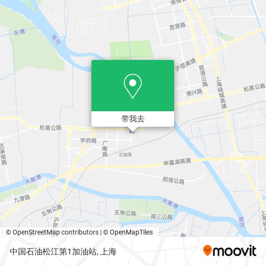 中国石油松江第1加油站地图