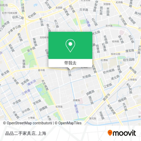 晶品二手家具店地图