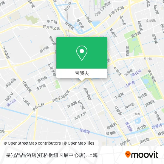皇冠晶品酒店(虹桥枢纽国展中心店)地图