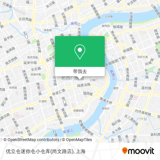 优立仓迷你仓小仓库(尚文路店)地图