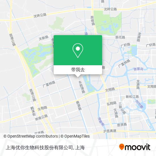 上海优你生物科技股份有限公司地图