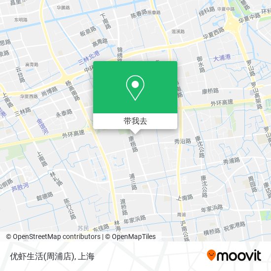 优虾生活(周浦店)地图