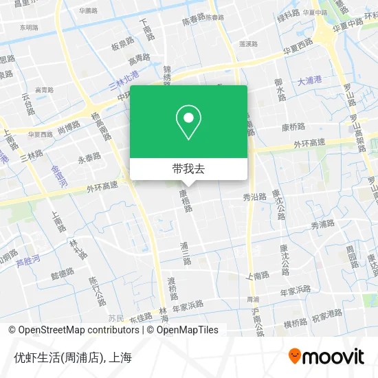 优虾生活(周浦店)地图