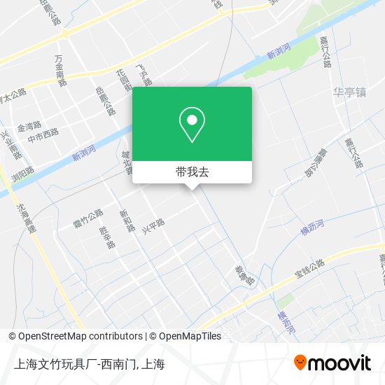 上海文竹玩具厂-西南门地图