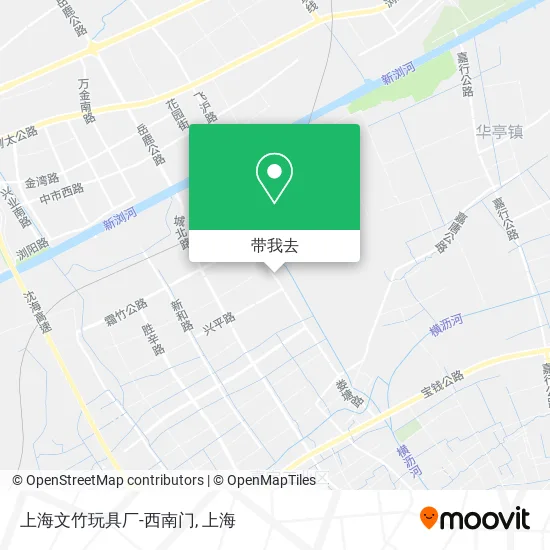 上海文竹玩具厂-西南门地图