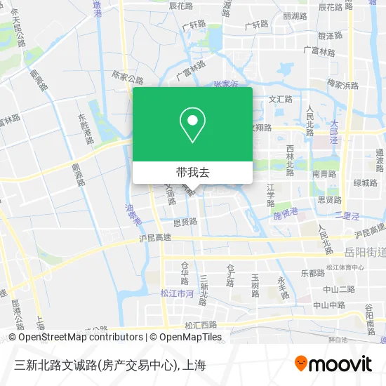 三新北路文诚路(房产交易中心)地图