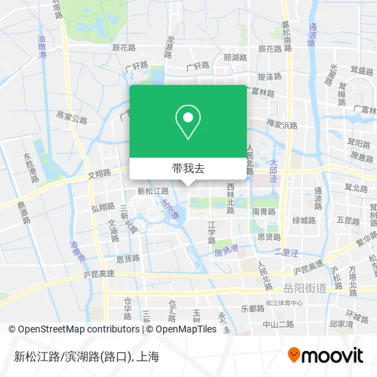 新松江路/滨湖路(路口)地图