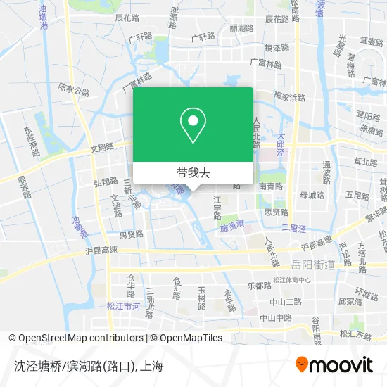 沈泾塘桥/滨湖路(路口)地图