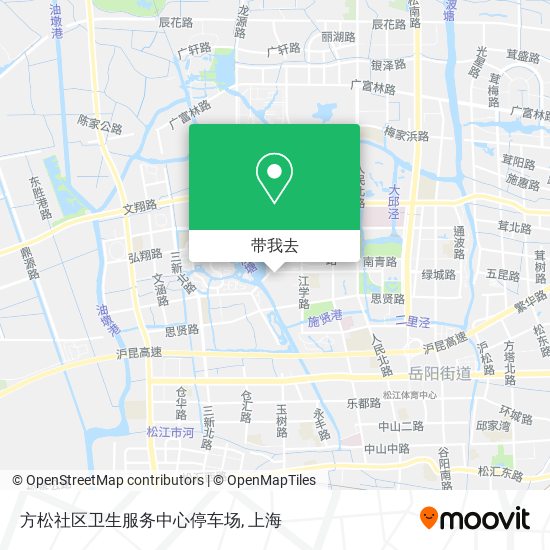 方松社区卫生服务中心停车场地图