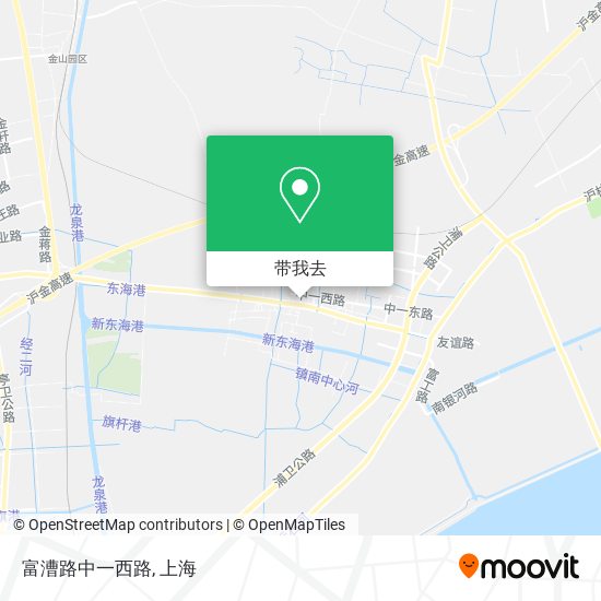 富漕路中一西路地图