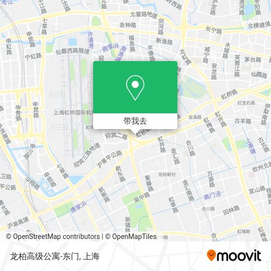 龙柏高级公寓-东门地图