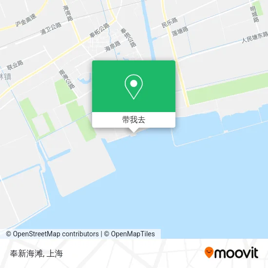 奉新海滩地图