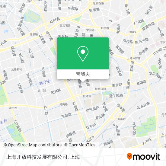 上海开放科技发展有限公司地图