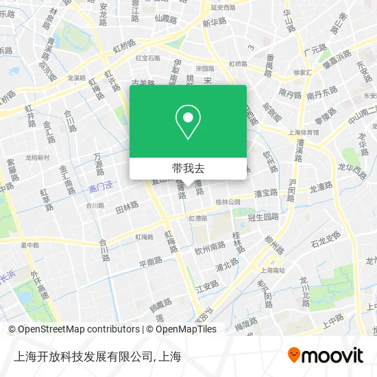 上海开放科技发展有限公司地图