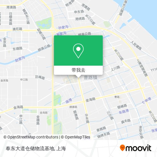 奉东大道仓储物流基地地图