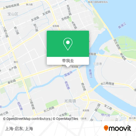 上海-启东地图