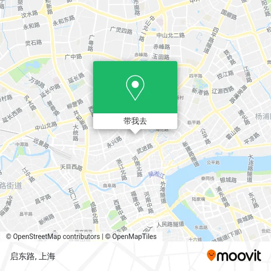 启东路地图