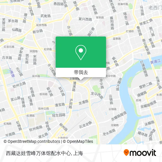 西藏达娃雪峰万体馆配水中心地图
