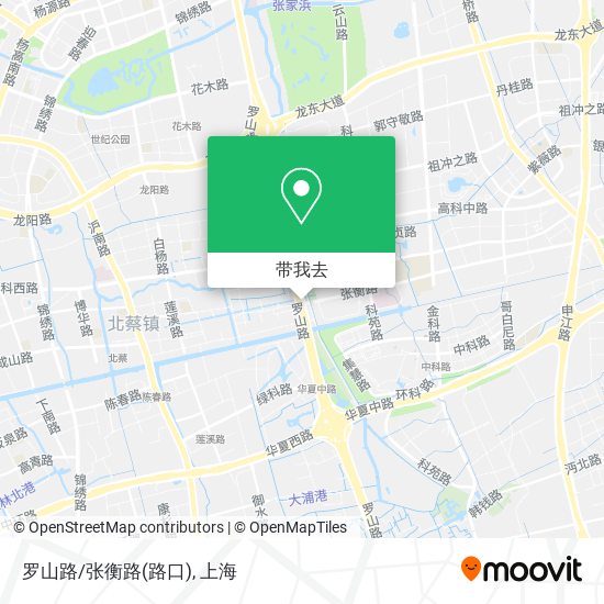 罗山路/张衡路(路口)地图