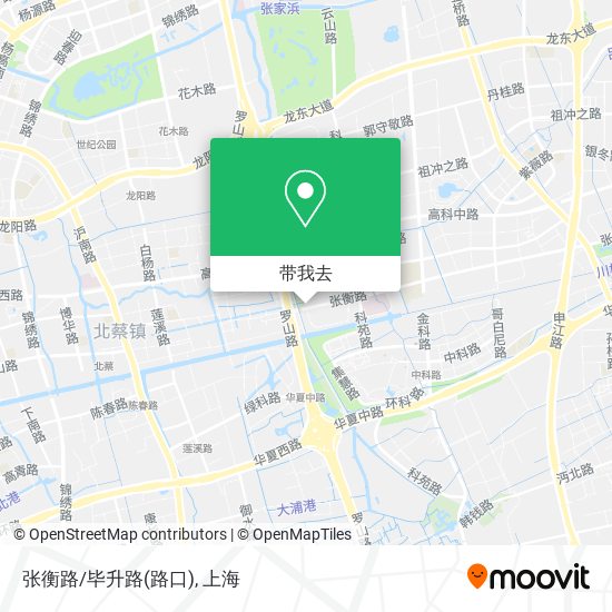 张衡路/毕升路(路口)地图