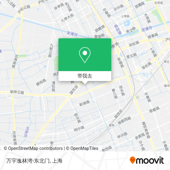 万宇逸林湾-东北门地图