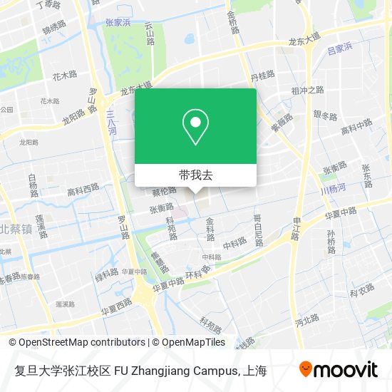复旦大学张江校区 FU Zhangjiang Campus地图
