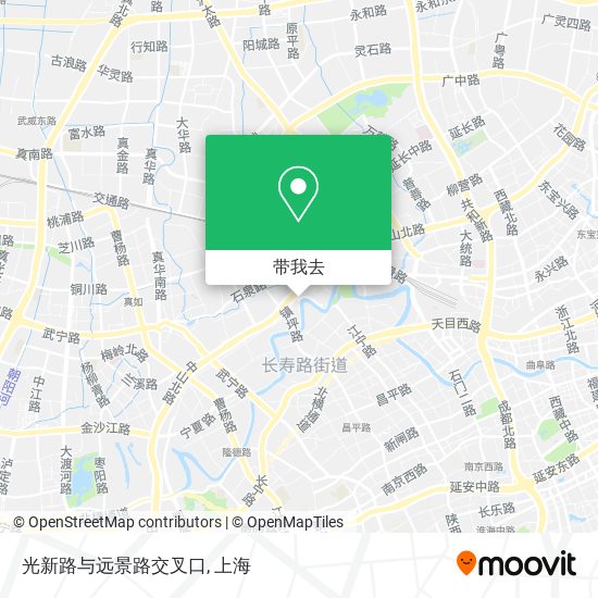 光新路与远景路交叉口地图