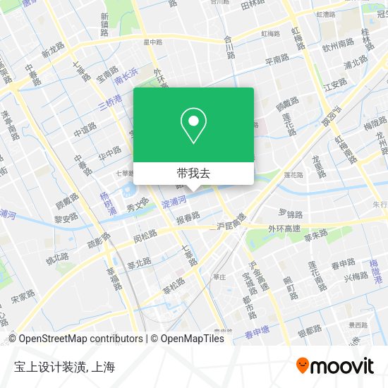 宝上设计装潢地图