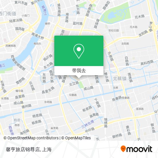 馨亨旅店锦尊店地图