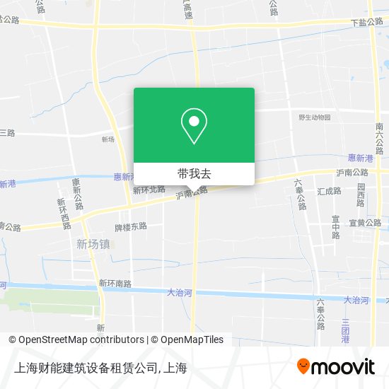上海财能建筑设备租赁公司地图