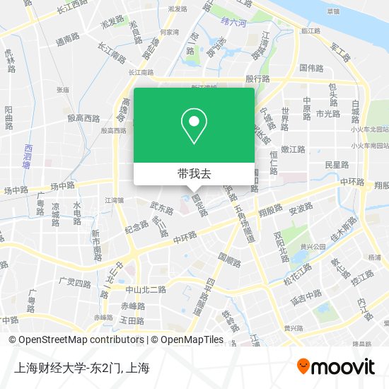 上海财经大学-东2门地图