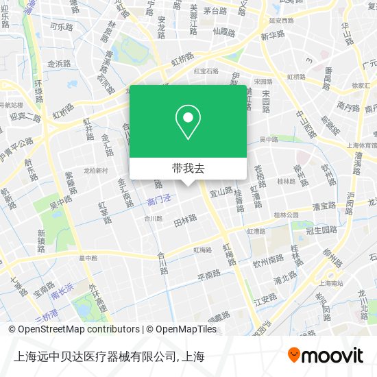 上海远中贝达医疗器械有限公司地图