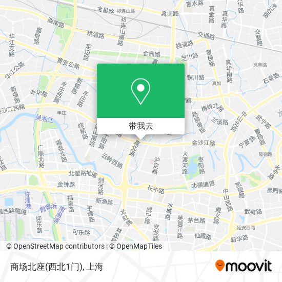 商场北座(西北1门)地图