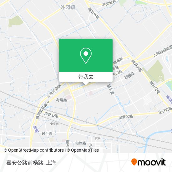 嘉安公路前杨路地图