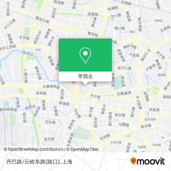 丹巴路/云岭东路(路口)地图