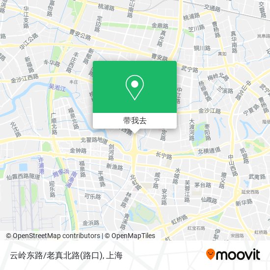云岭东路/老真北路(路口)地图