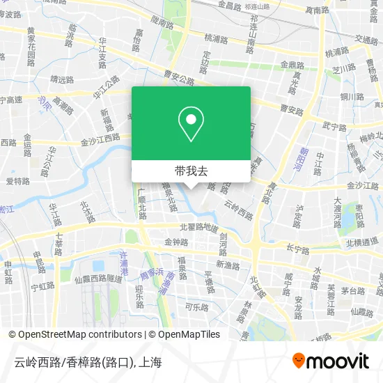 云岭西路/香樟路(路口)地图