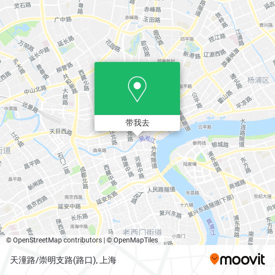 天潼路/崇明支路(路口)地图