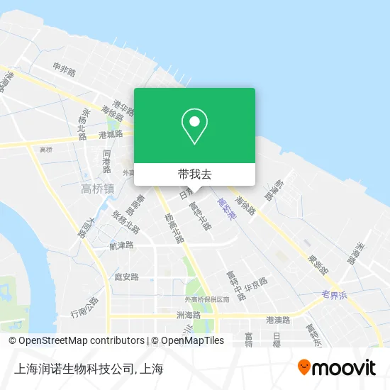 上海润诺生物科技公司地图