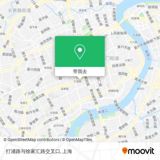 打浦路与徐家汇路交叉口地图