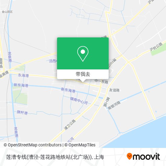 莲漕专线(漕泾-莲花路地铁站(北广场))地图