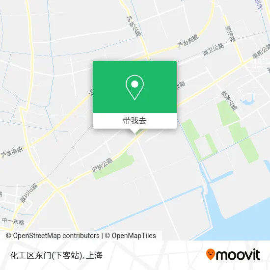 化工区东门(下客站)地图