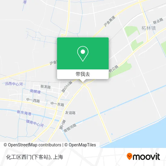 化工区西门(下客站)地图