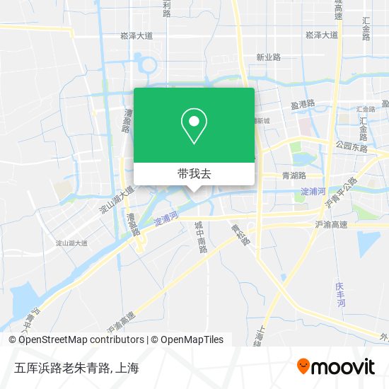 五厍浜路老朱青路地图