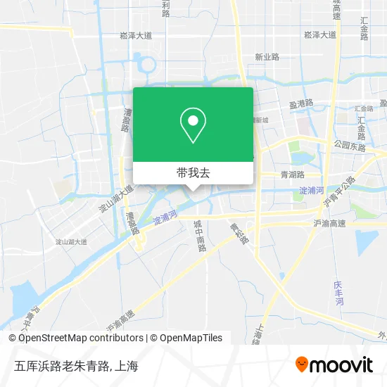 五厍浜路老朱青路地图