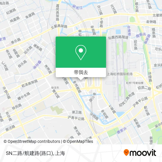 SN二路/航建路(路口)地图