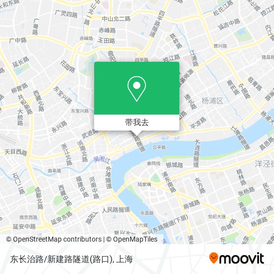 东长治路/新建路隧道(路口)地图