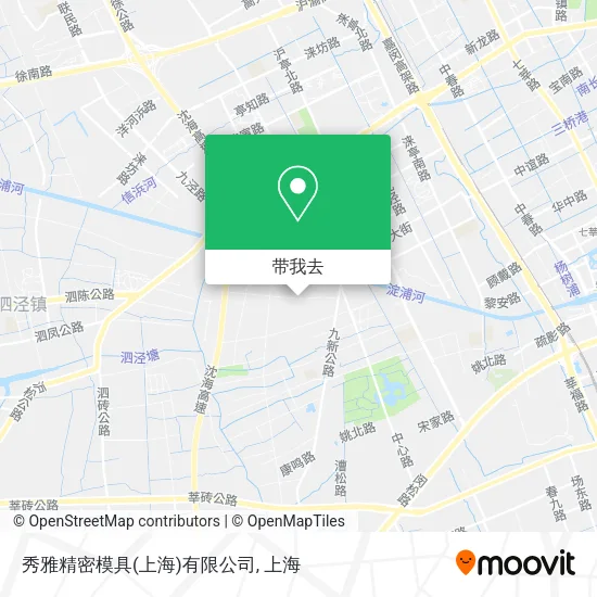 秀雅精密模具(上海)有限公司地图
