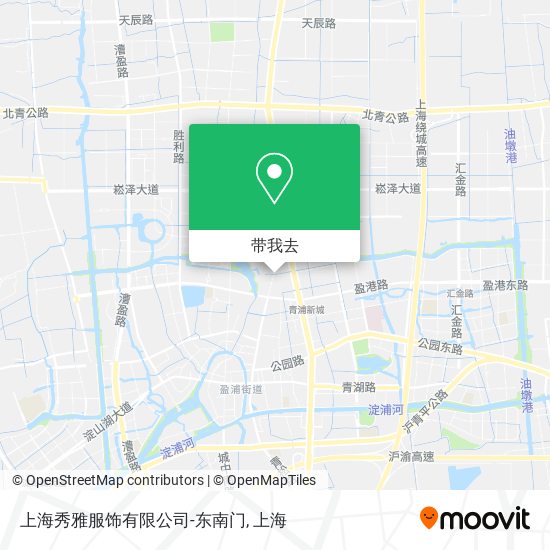 上海秀雅服饰有限公司-东南门地图