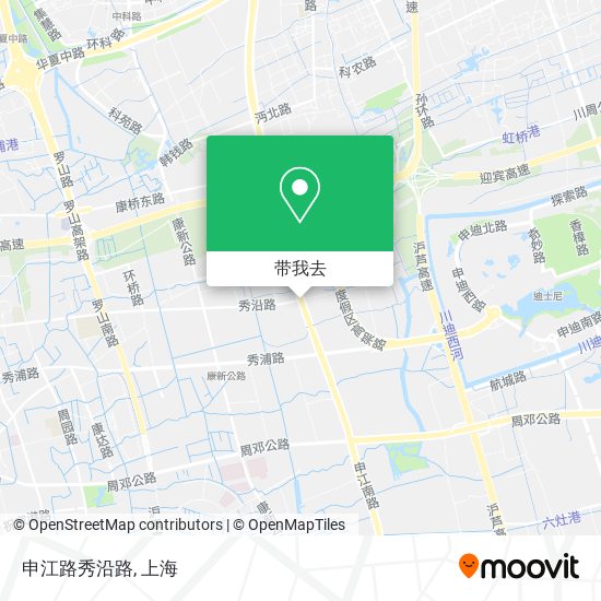 申江路秀沿路地图